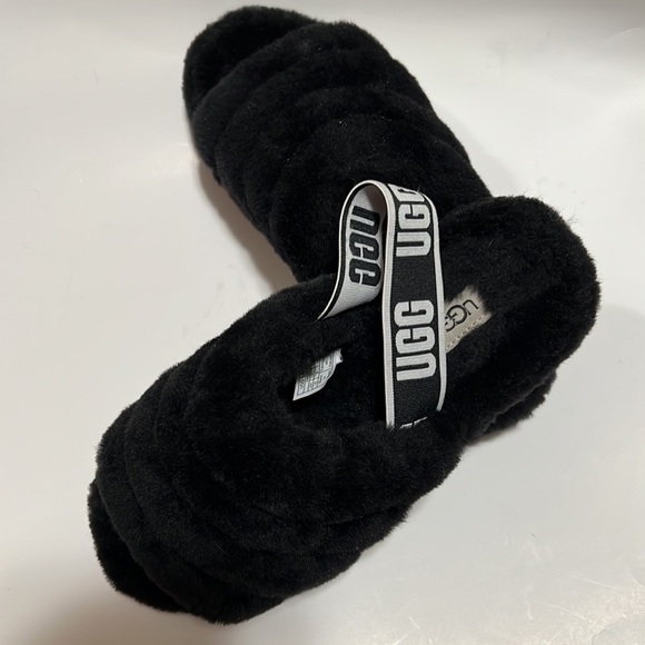 UGG Disco Slide Fur Sandals - Picture 12 of 14